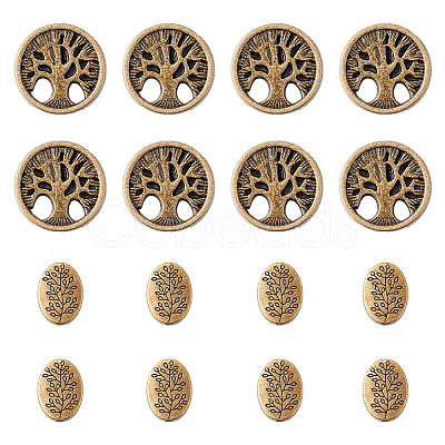 Tibetan Style Alloy Beads TIBEB-PH0004-82-1