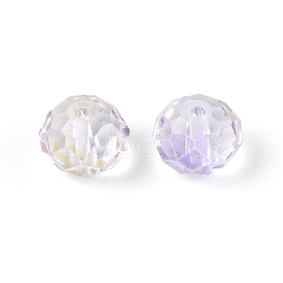 Baking Paint Transparent Glass Beads GLAA-N011-10mm-06-1