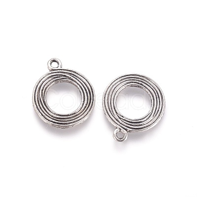 Tibetan Style Alloy Toggle Clasps TIBE-L003-015AS-1