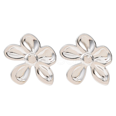 304 Stainless Steel Stud Earrings EJEW-I323-01P-03-1