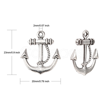 Tibetan Style Alloy Pendants LF0835Y-1