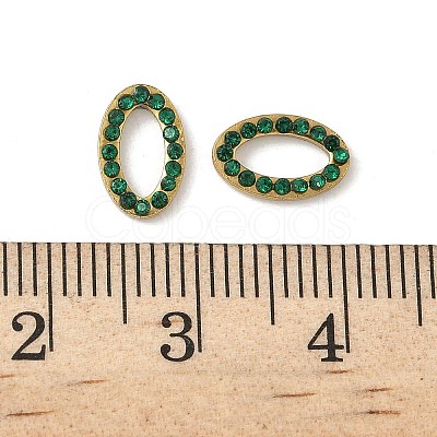 304 Stainless Steel Rhinestone Cabochons STAS-A057-04G-C02-1