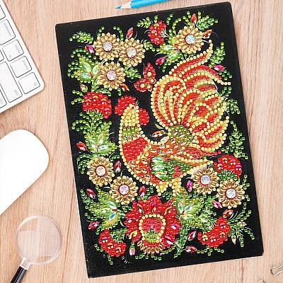 DIY Animal Theme Notebook Diamond Painting Kits DIAM-PW0004-111D-1