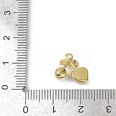 Brass Plastic Pearl Charms KK-M322-50G-1