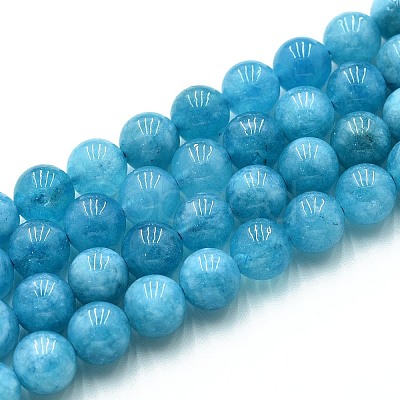 Natural Quartz Beads Strands G-N355-8mm-16-1