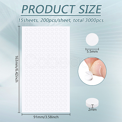 PE Double Sided Adhesive Tape AJEW-WH0515-90A-1