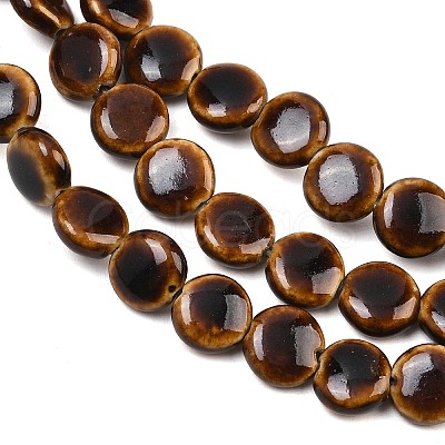 Vintage Style Glazed Porcelain Beads PORC-B002-12-04-1
