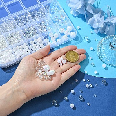 Mixed Styles Acrylic Beads OACR-CJ0002-02-1