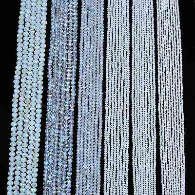 Electroplate Glass Beads Strands EGLA-A044-J8mm-L06-1