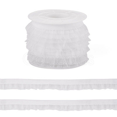 5 Yards Elastic Velvet Organza Ribbon SRIB-TA0001-28A-1
