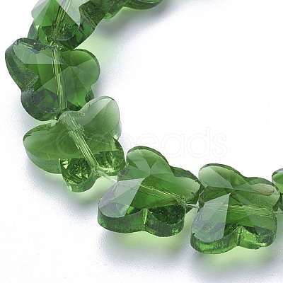 Transparent Glass Beads GLAA-Q066-14mm-B07-1