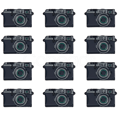 12Pcs Camara Enamel Pins JEWB-FH0002-92-1