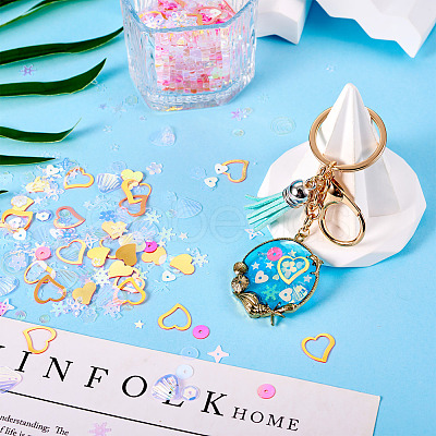 100G Plastic Sequins Beads PVC-TA0001-04D-1