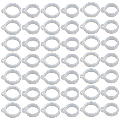 60Pcs 2 Style Silicone Pendant SIL-GF0001-43D-1