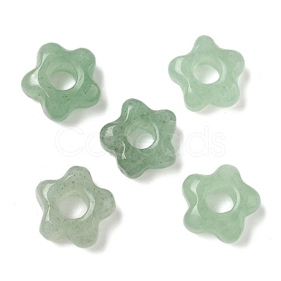 Natural Green Aventurine European Beads G-C252-02H-1