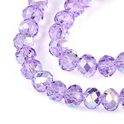 Transparent Glass Beads Strands EGLA-N016-4mm-03-1