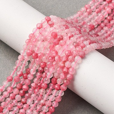 Natural Rhodonite Beads Strands G-Z083-A01-3mm-1