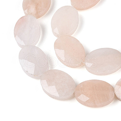 Natural Pink Aventurine Beads Strands G-S354-13x18-A09-1