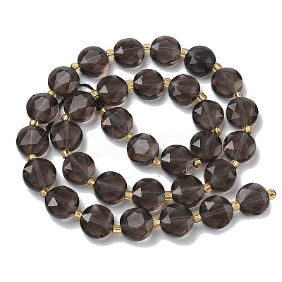 Natural Ice Obsidian Beads Strands G-C116-A191-01-1