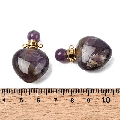 Natural Amethyst Pendants G-H252-C03-01-1