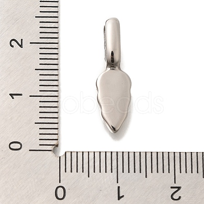 304 Stainless Steel Pendant Cabochon Settings STAS-G350-23P-1