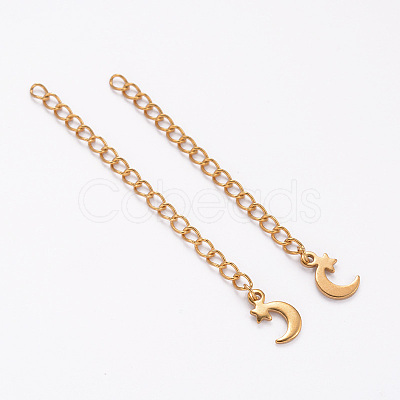 Ion Plating(IP) 304 Stainless Steel Chain Extender STAS-F098-16-1