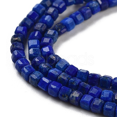 Natural Lapis Lazuli Dyed Beads Strands G-G140-C02-02-1