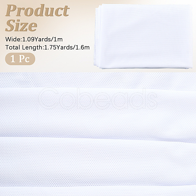 Polyester Elastic Eyelet Fabric AJEW-WH20006-273C-1
