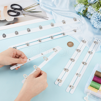 5 Pairs 5 Styles Stainless Steel Corset Busk FIND-CL0002-01-1