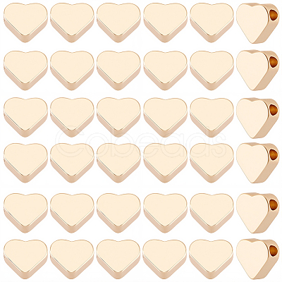 80Pcs Brass Beads KK-BBC0024-06-1