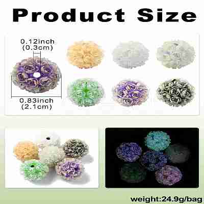 Polymer Clay Luminous Beads CLAY-CJC0016-02-1