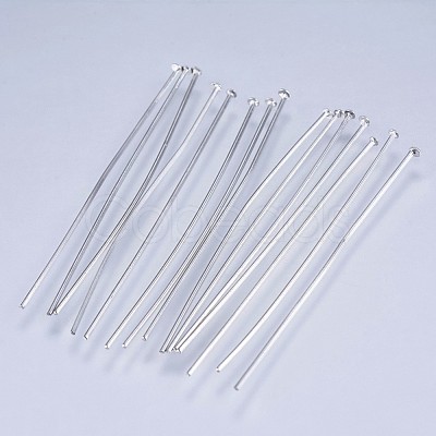 Tarnish Resistant 304 Stainless Steel Flat Head Pins STAS-F145-07P-0.6x40mm-1