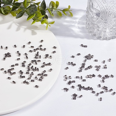 400Pcs 2-Hole Glass Seed Beads SEED-CN0001-08-1