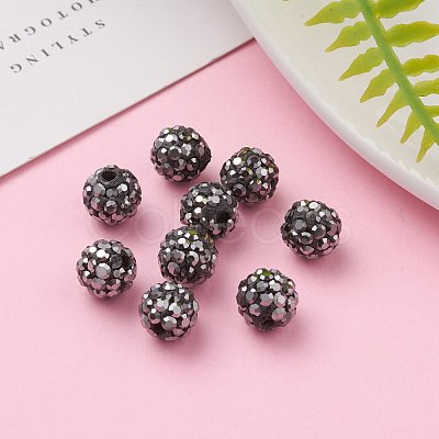 Pave Disco Ball Beads RB-A140-8mm-5-1