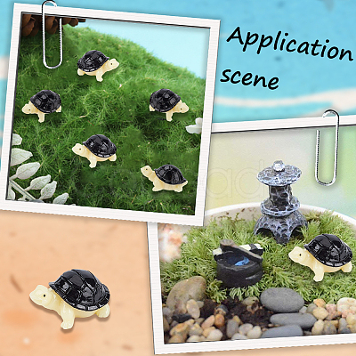 12Pcs Resin 3D Animal Ornaments AJEW-SP0002-14-1