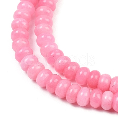Dyed Natural White Jade Beads Strands X-G-G107-A28-01-1