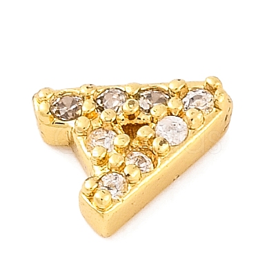 Rack Plating Brass Micro Pave Cubic Zirconia Cabochons KK-F874-04G-A-1