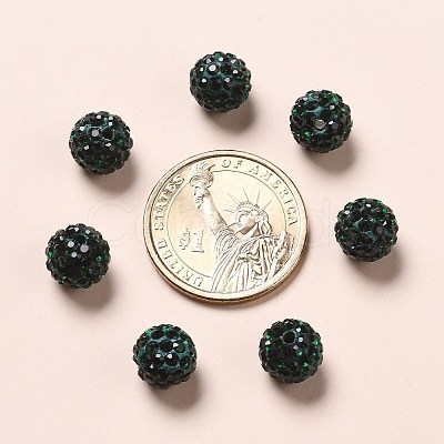 Pave Disco Ball Beads RB-A130-10mm-19-1