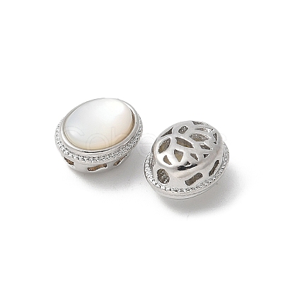Brass Shell Beads KK-U052-41P-1