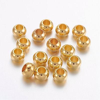 Brass Spacer Beads KK-Q083-G-1