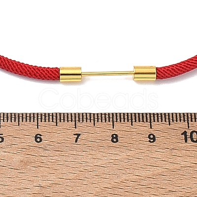 Adjustable Nylon Cord Necklace Making KK-CBACFA2-02G-31-1