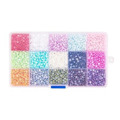 ABS Plastic Cabochons SACR-X0014-4mm-01-1