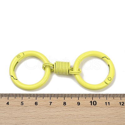 Alloy Spring Gate Clasps PALLOY-Q009-01F-1