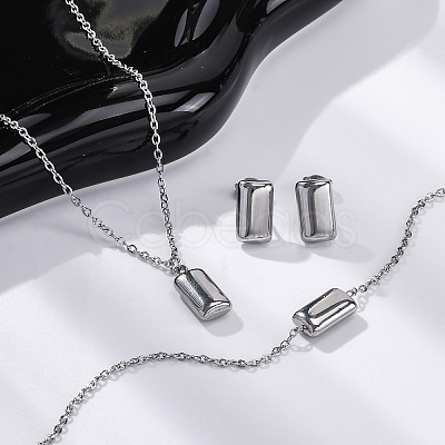 304 Stainless Steel Sets SJEW-C004-18P-1