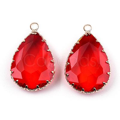 K9 Glass Pendants X-GLAA-Q069-06C-1