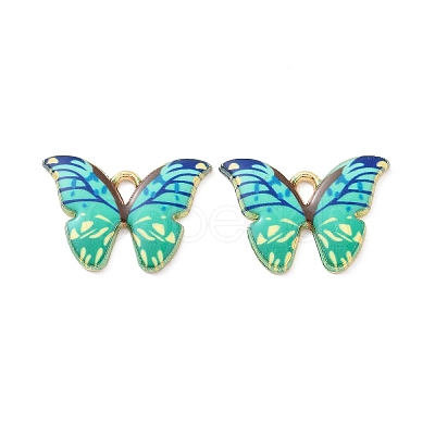 Alloy Enamel Pendants PALLOY-M200-01LG-F-1