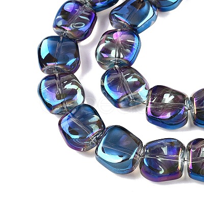Electroplate Glass Beads Strands EGLA-N012-07X-1