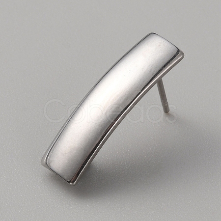 304 Stainless Steel Stud Earring STAS-WH0017-030P-1