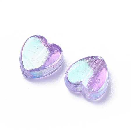 Eco-Friendly Transparent Acrylic Beads PL539-820-1