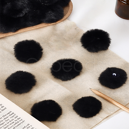 20Pcs Faux Rabbit Fur Soft Pompom Ball DIY-LP0006-31C-1